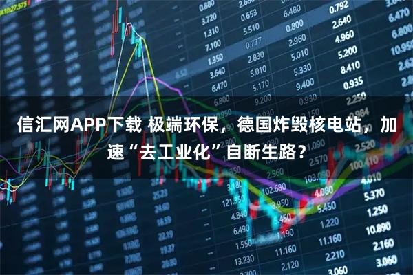 信汇网APP下载 极端环保，德国炸毁核电站，加速“去工业化”自断生路？